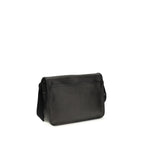 Saint Laurent Black Calf Leather Bos Taurus Shoulder Bag