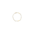 Saint Laurent Gold Metal Bracelet