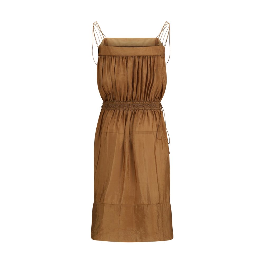 Saint Laurent Beige Polyester Casual Dress