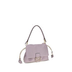 Fendi Purple Calf Leather Bos Taurus Shoulder Bag