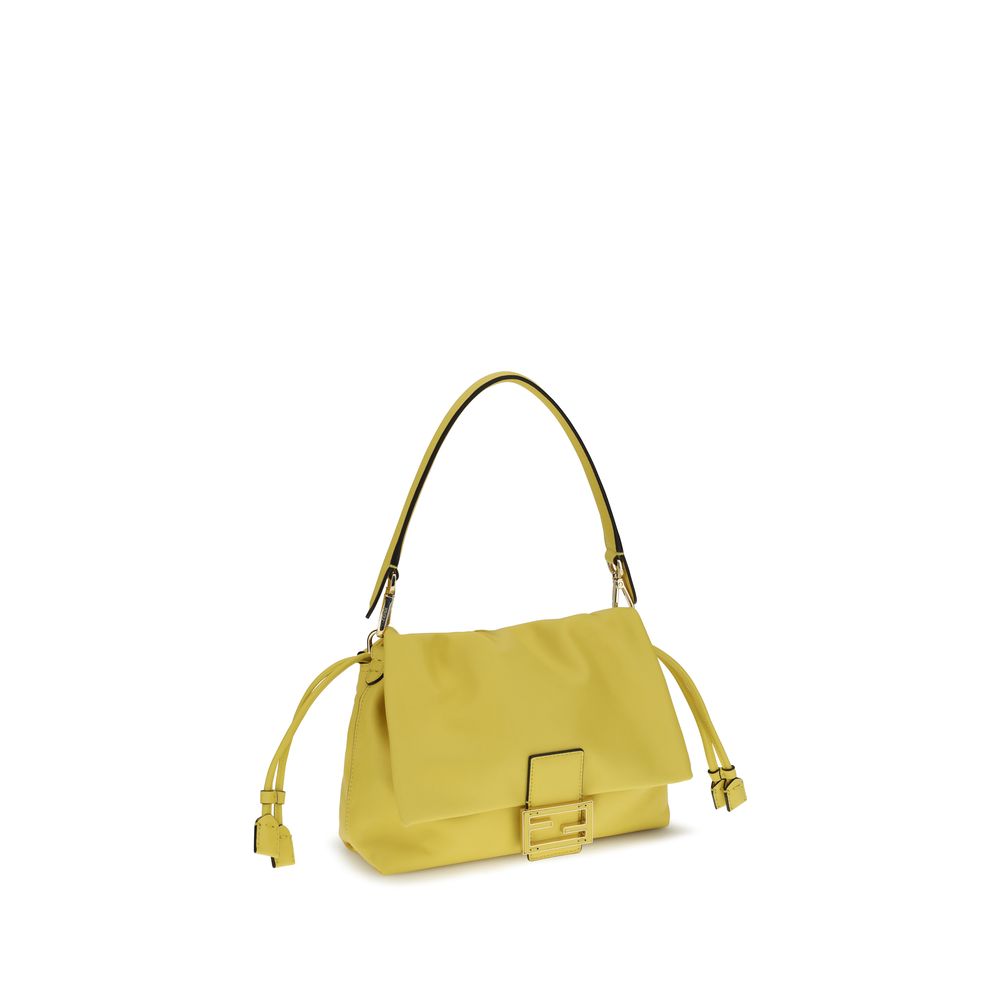 Fendi Bicolor Calf Leather Bos Taurus Shoulder Bag