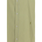 Saint Laurent Bicolor Cotton Pattern Shirt