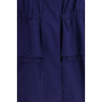 Fendi Blue Cotton Parka