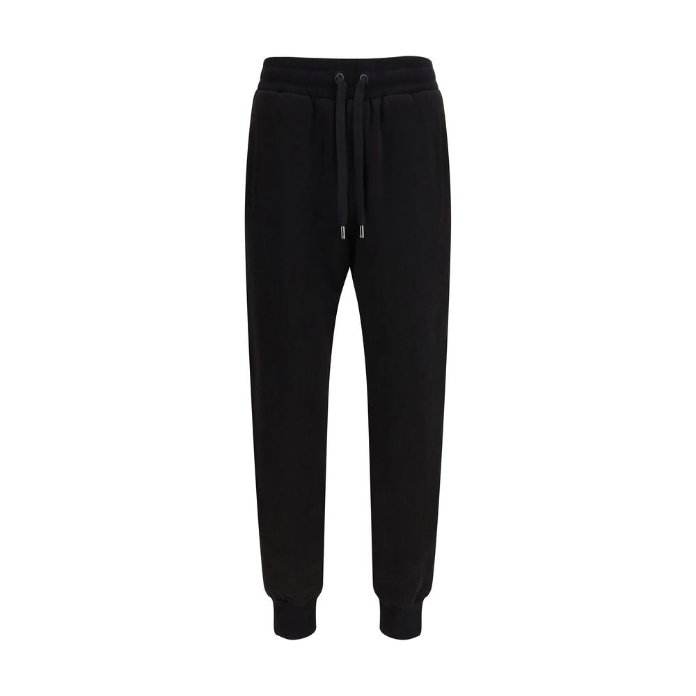 Dolce & Gabbana Black Cotton Casual Pants