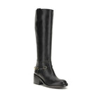 Chloé Black Calf Leather Bos Taurus Lace-Up Boots