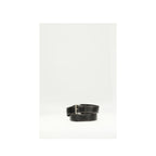 Prada Black Calf Leather Bos Taurus Regular Belt