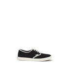 Prada Black Cotton Athletic Sneakers