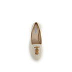 Fratelli Rossetti Beige Raffia Slip-On Loafers