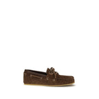 Gucci Brown Calf Leather Bos Taurus Slip-On Loafers