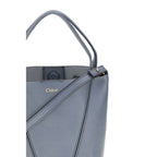 Chloé Blue Calf Leather Bos Taurus Shoulder Bag