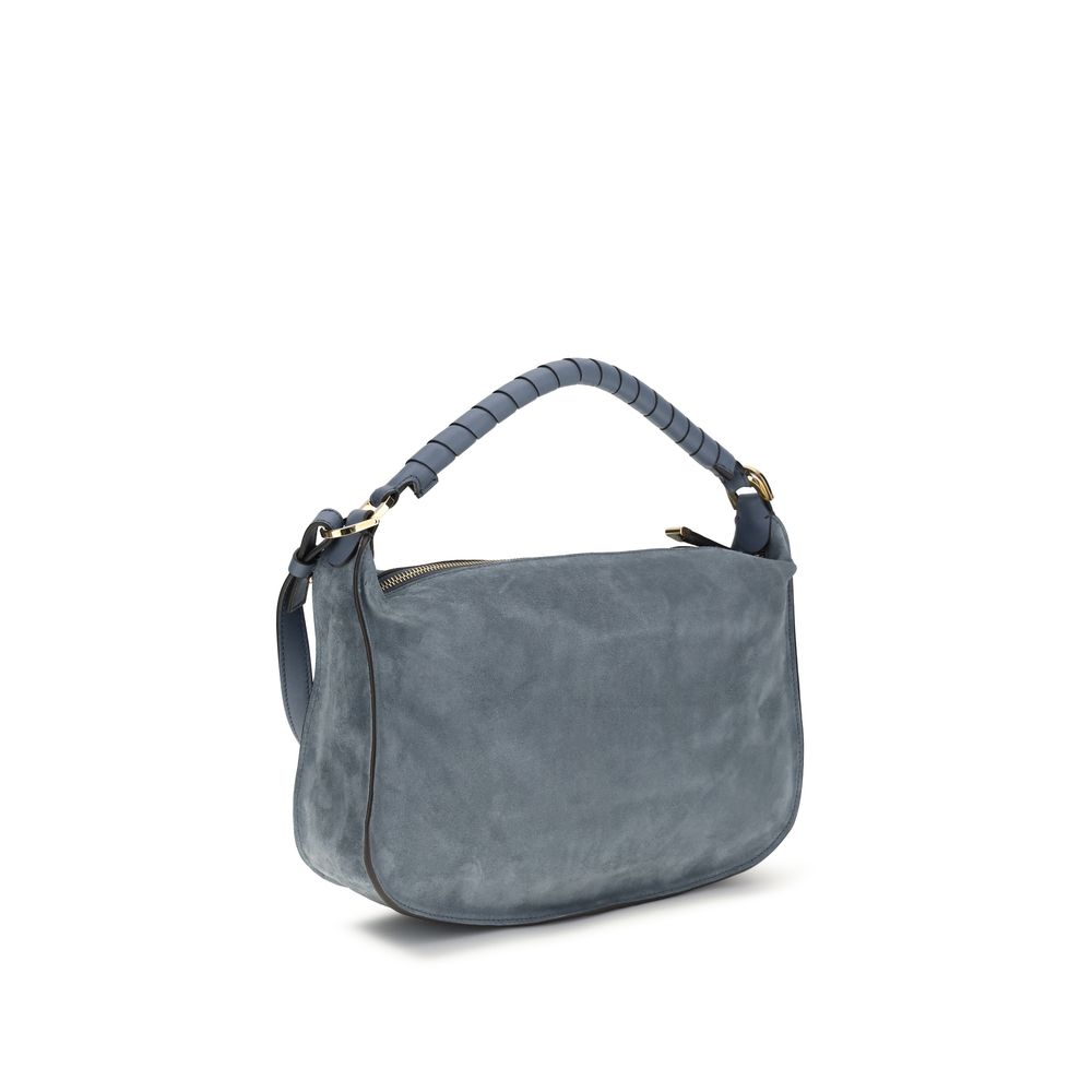 Chloé Blue Calf Leather Bos Taurus Shoulder Bag