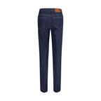 Chloé Blue Cotton Slim Fit Jeans