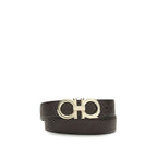 Ferragamo Brown Calf Leather Bos Taurus Regular Belt