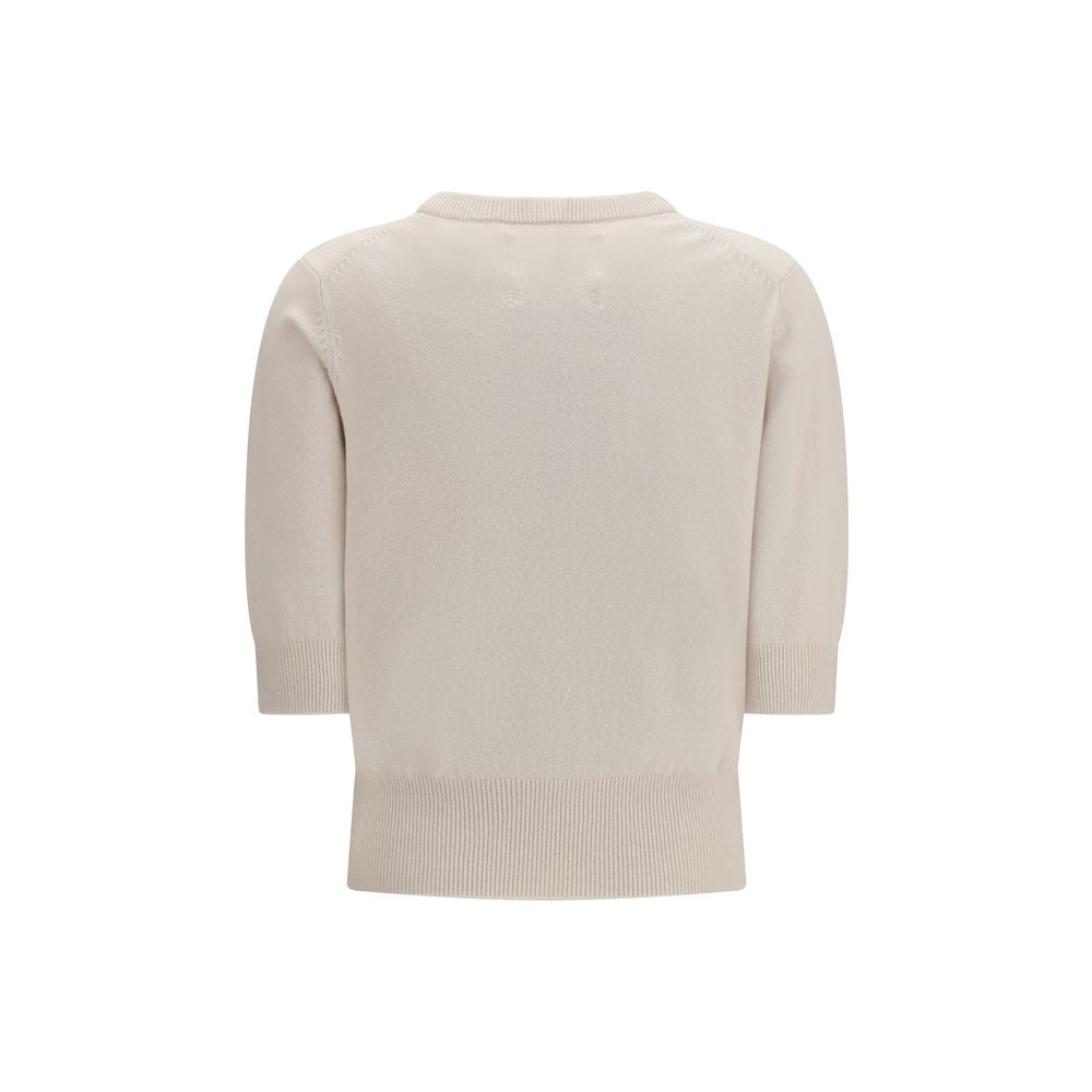 Extreme Cashmere Beige Cashmere Sweater