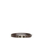Ferragamo Brown Calf Leather Bos Taurus Regular Belt