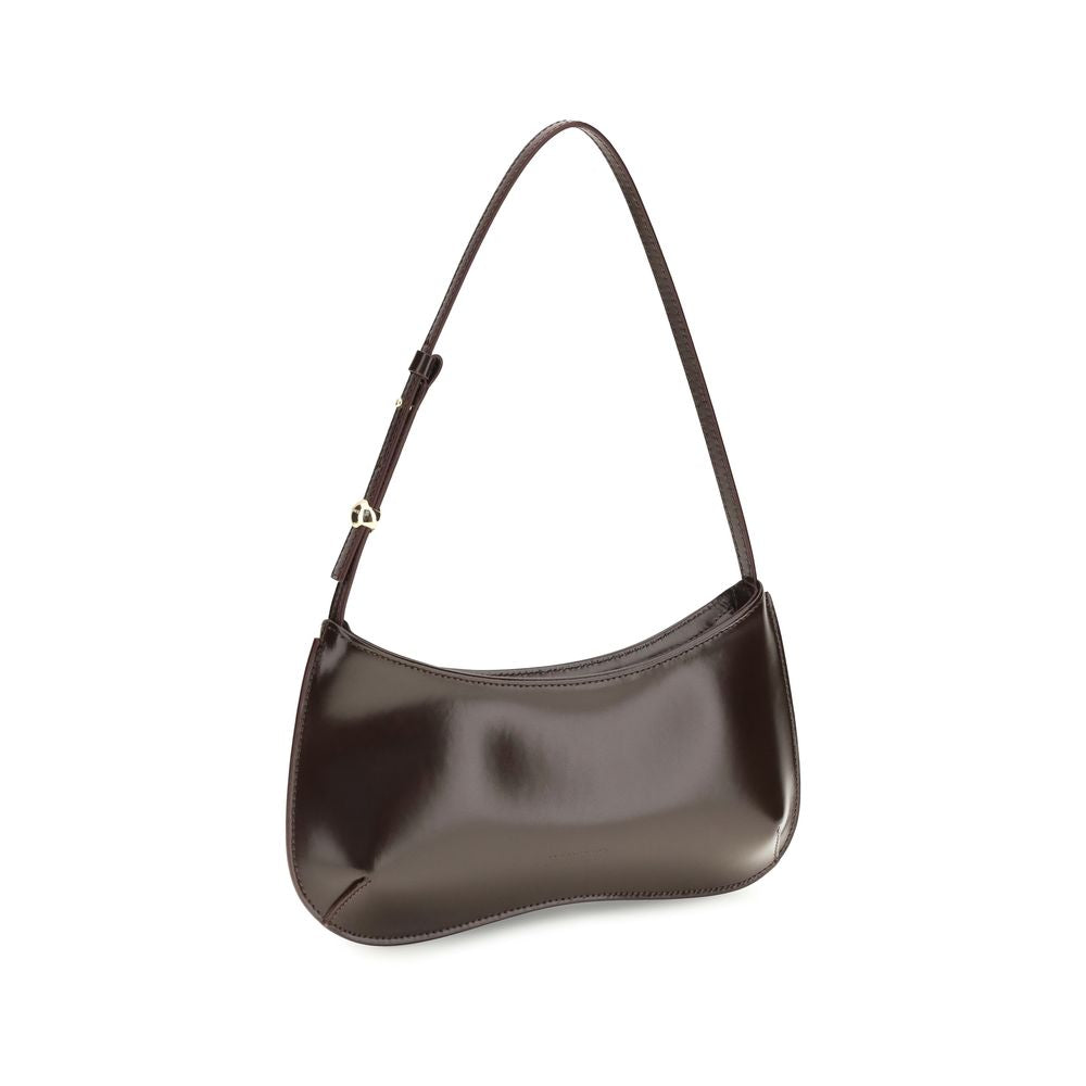 Jacquemus Brown Calf Leather Bos Taurus Shoulder Bag