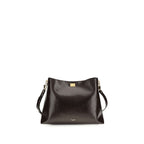 Dolce & Gabbana Brown Calf Leather Bos Taurus Shoulder Bag
