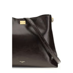 Dolce & Gabbana Brown Calf Leather Bos Taurus Shoulder Bag