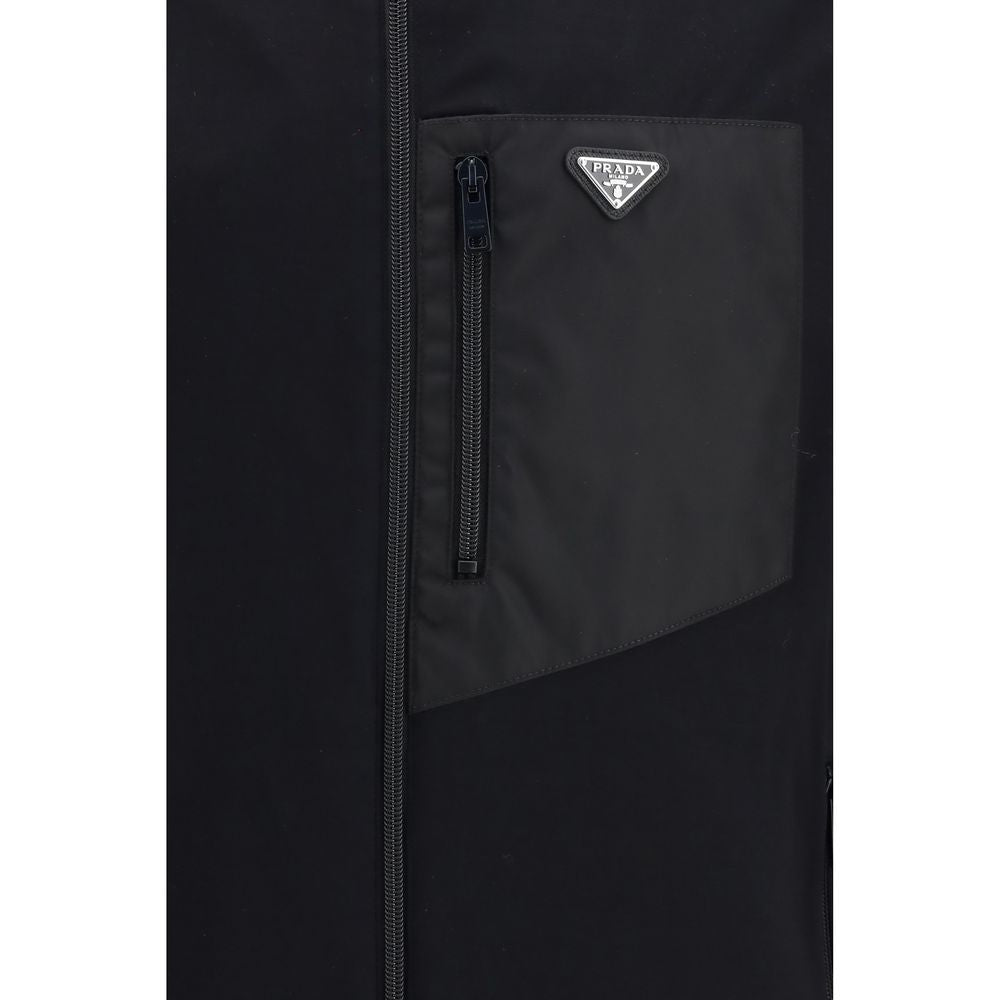Prada Black Cotton Shell Jacket