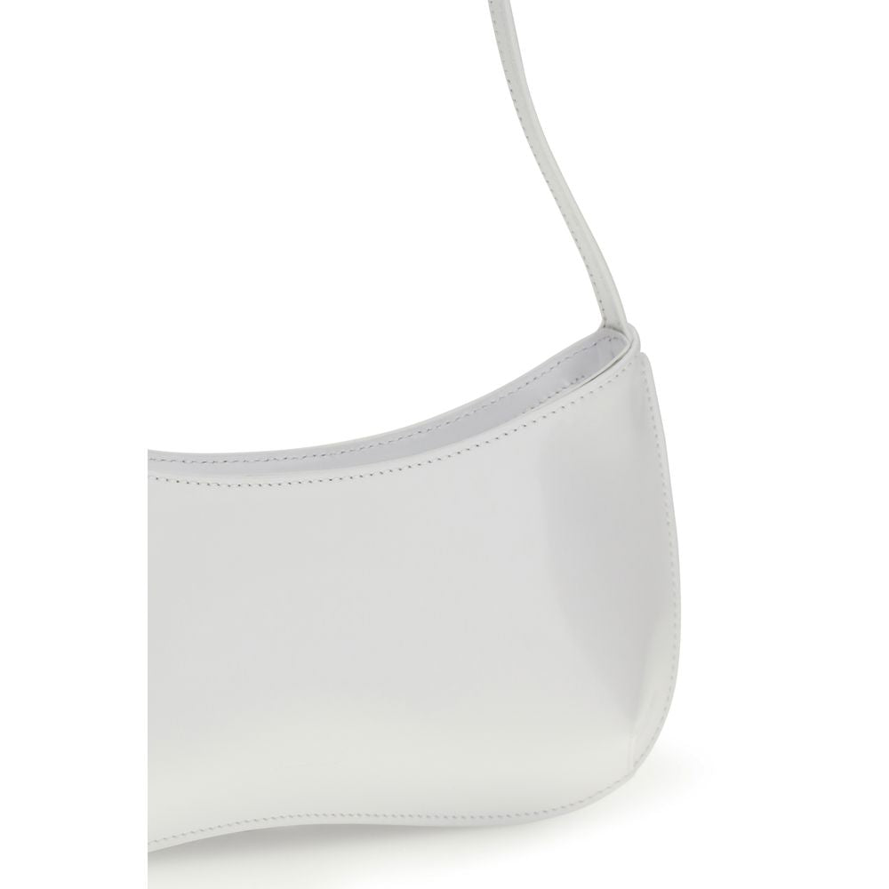 Jacquemus White Calf Leather Bos Taurus Shoulder Bag