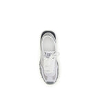 Dolce & Gabbana Gray Calf Leather Bos Taurus Athletic Sneakers