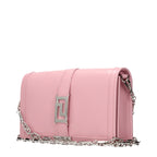 Versace Pink Leather Shoulder Bag