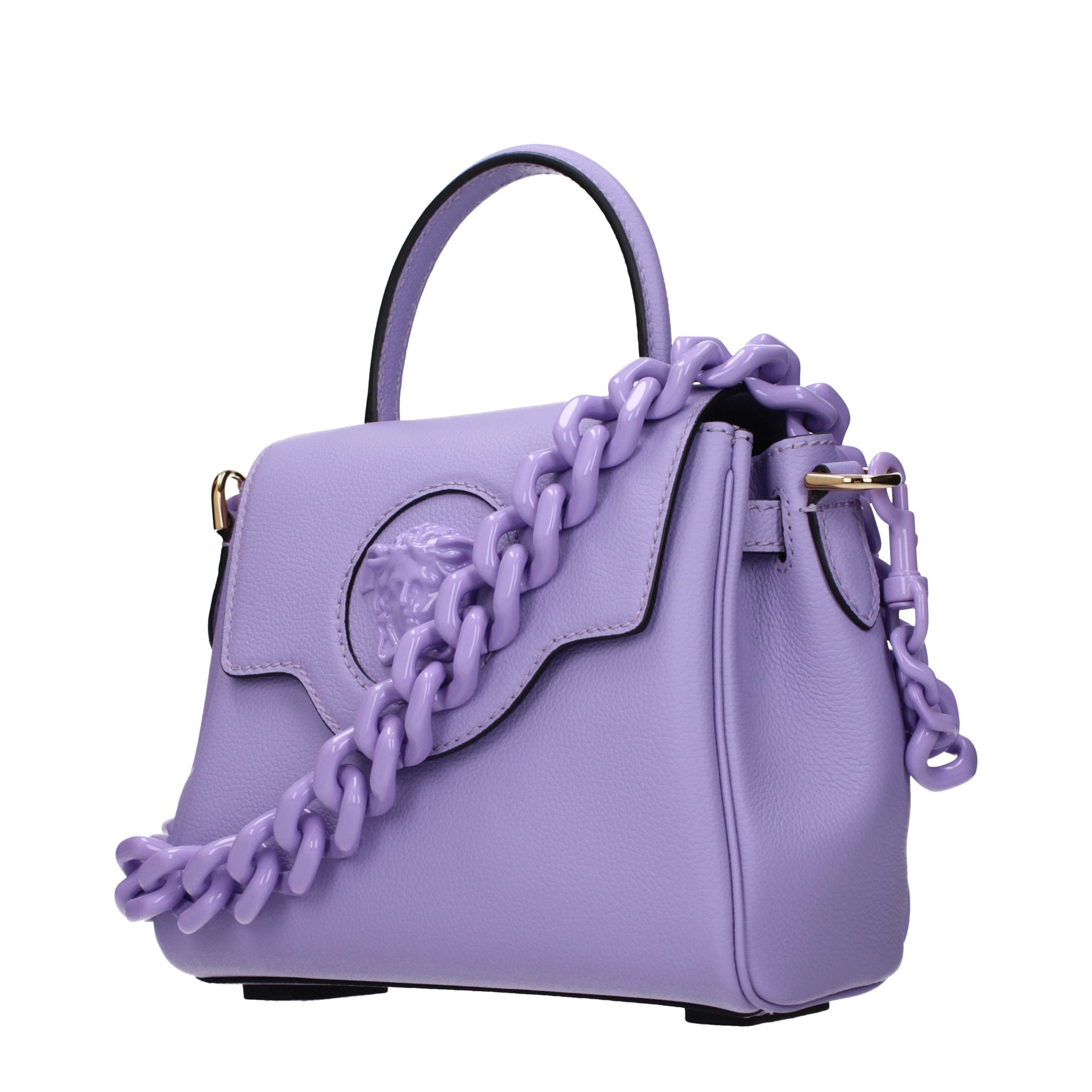 Versace Pink Leather Handbag