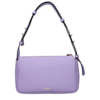 Versace Purple Leather Shoulder Bag