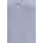 Gabriela Hearst Blue Cashmere Polo Shirt