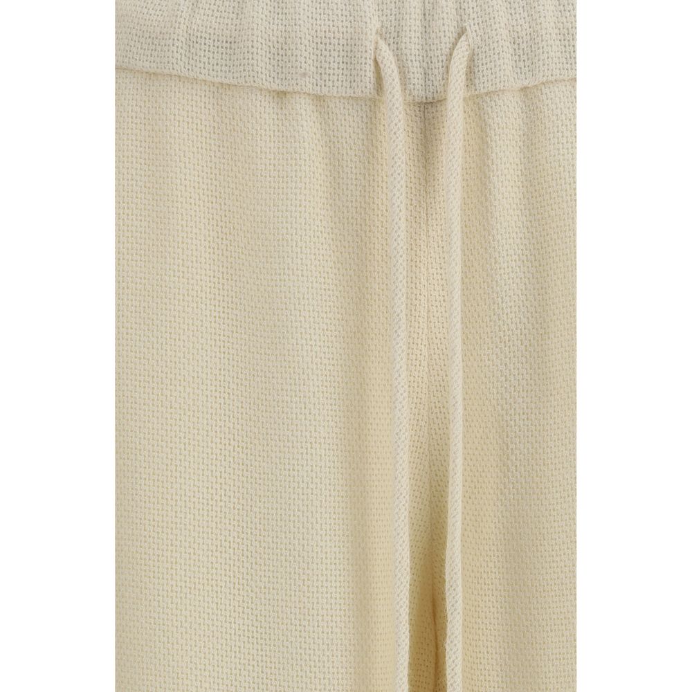 Gabriela Hearst Beige Alpaca Vicugna Pacos Casual Pants