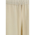 Gabriela Hearst Beige Alpaca Vicugna Pacos Casual Pants