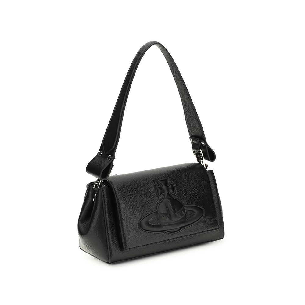 Vivienne Westwood Black Polyethylene Shoulder Bag