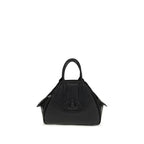 Vivienne Westwood Black Calf Leather Bos Taurus Shoulder Bag