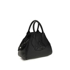 Vivienne Westwood Black Calf Leather Bos Taurus Shoulder Bag