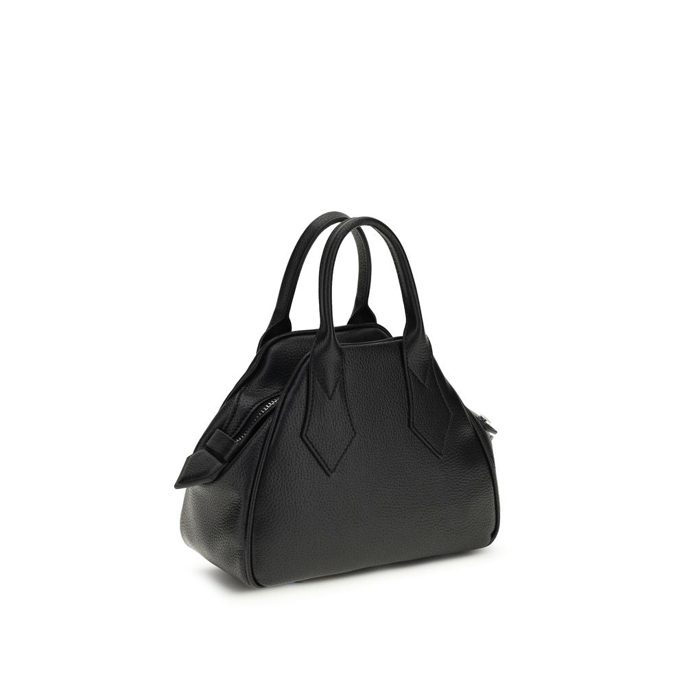 Vivienne Westwood Black Calf Leather Bos Taurus Shoulder Bag