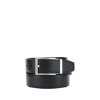 Ferragamo Black Calf Leather Bos Taurus Regular Belt
