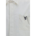 Fendi White Cotton Shortsleeve Shirt
