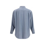 Giorgio Armani Gray Silk Shirt
