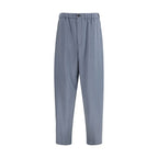 Giorgio Armani Gray Silk Casual Pants