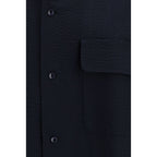 Giorgio Armani Blue Cotton Shirt
