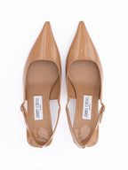 Jimmy Choo Powder Pink Amel 50 Slingback Pumps