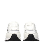 Versace White Leather Low Top Sneakers