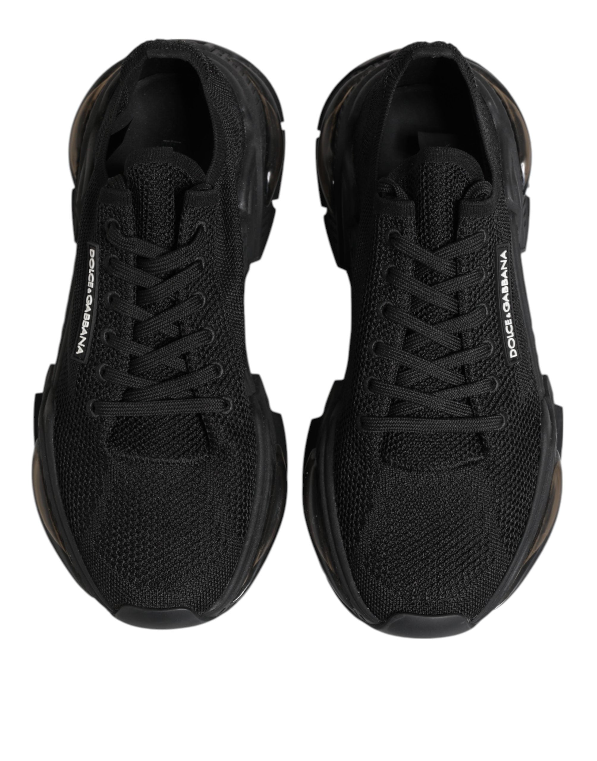Dolce & Gabbana Black Airmaster Low Top Men Sneakers Shoes