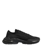 Dolce & Gabbana Black Airmaster Low Top Men Sneakers Shoes