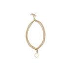 Saint Laurent Gold Brass Bracelet