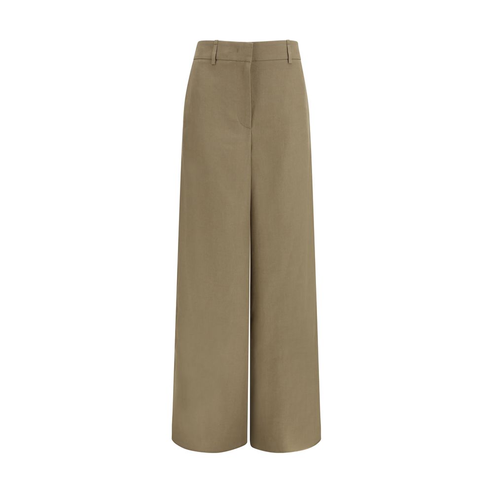 Giorgio Armani Beige Linen Casual Pants