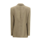 Giorgio Armani Brown Linen Coat