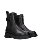 Versace Black Leather Ankle Boots
