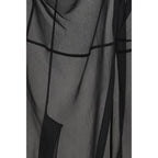 Prada Black Polyester Midi Skirt