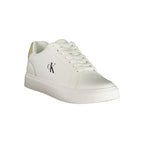 Calvin Klein White Polyester Athletic Sneakers